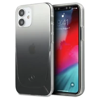 Mercedes Transparent Line dėklas telefonui iPhone 12 mini - juodas