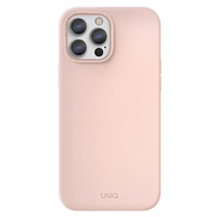 Uniq Lino Hue MagSafe dėklas telefonui iPhone 13 Pro / iPhone 13 - rožinė