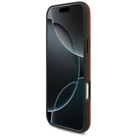 BMW M FW metalinis MagSafe dėklas su logotipu iPhone 17 Pro Max - Raudonas