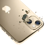 Kameros stiklas iPhone 14 Plus 9H 3mk Lens Protection Pro serijos lęšiui - auksinis