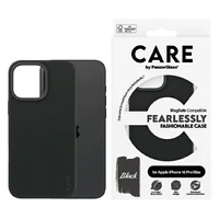 CARE by PanzerGlass Mados dėklas telefonui iPhone 16 Pro Max 6.9" juodas/juodas Magnetinis 1380