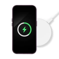 odinis magnetinis dėklas telefonui iPhone 15 Plus tamsiai violetinis