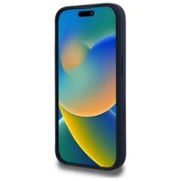 RED BULL dėklas telefonui IPHONE 14 Pro suderinamas su MagSafe RBHMP14L24SIILVR (Silikoninis raudonas žiedas) tamsiai mėlyna