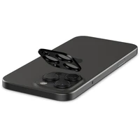 Spigen Optik.tR Apsauginis stiklas kamerai iPhone 14 Pro / Pro Max / 15 Pro / Pro Max / 16 Pro / Pro Max - Juodas 2 vnt.