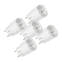 5 vnt. rinkinys Shelly Plug S MTR Gen3 12A išmaniųjų lizdų (balti)