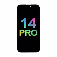 Mecanico Soft OLED ekranas Incell iPhone 14 Pro su rėmu (Support IC Transplant) - juodas