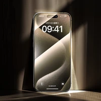 Benks Grūdintas stiklas Arc Shield Pilnas Padengimas (GA62) Iphone 15 Pro Max juodas