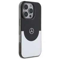Mercedes Dviejų sluoksnių BiColor MagSafe dėklas telefonui iPhone 16 Pro - sidabrinis (m)