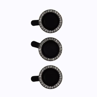 Grūdintas stiklas HARD DIAMOND kamerai (LENS) Samsung Galaxy S24 juodas (3 vnt. lęšiai)