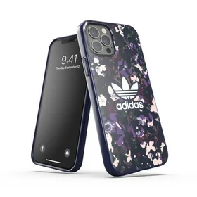 Adidas OR SnapCase Grafikos dėklas iPhone 12 Pro / iPhone 12 - alyvinė