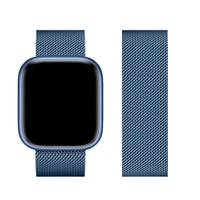 FORCELL F-DESIGN FA03 magnetinis nerūdijančio plieno dirželis APPLE Watch 42 / 44 / 45 / 49 mm mėlynas