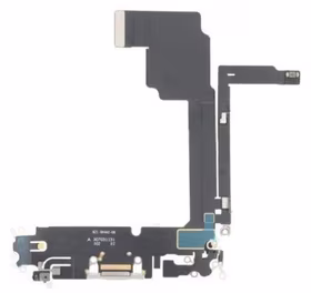 Lanksčioji jungtis skirta iPhone 15 Pro Max įkrovimo kontaktų, su mikrofonu Natural originali (used Grade A)