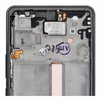 ServicePack LCD ekranas SAMSUNG A53 5G A536B GH82-28024A juodas
