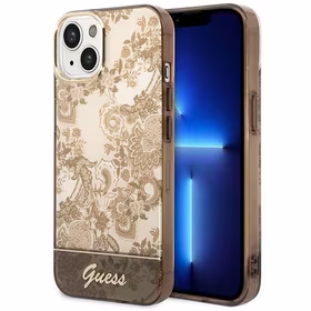 Guess GUHCP14MHGPLHC iPhone 14 Plus 6.7 "ochra kietas dėklas Porcelain Collection