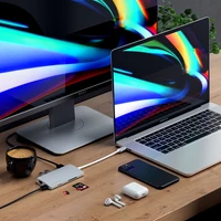 SATECHI adapter HUB 7in1 Type C ST-TCMA2S sidabrinis