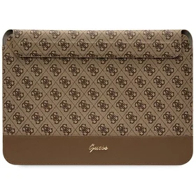 Guess 4G Stripe Metal Logo dėklas 14" nešiojamam kompiuteriui - rudas