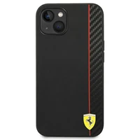 Dėklas telefonui Ferrari FEHCP14MAXBK iPhone 14 Plus 6.7 - juodas oglių pluošto dėklas