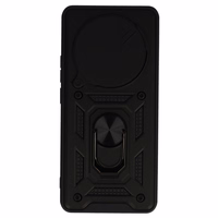 Slenkančios kameros šarvuotas dėklas telefonui Realme 14 Pro 5G juodas