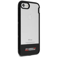 Ferrari Racing Shield dėklas telefonui iPhone 7 / 8 / SE 2020 / SE 2022 - Pusiau skaidrus