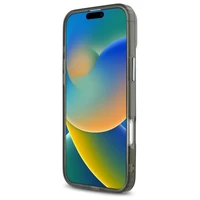 Karl Lagerfeld IML Metal Karl&Choupette Head magnetinis dėklas telefonui iPhone 16 Plus - juodas