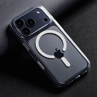 Case for iPhone 17 PRO Forcell F-Protect Clear Hybrid Premium compatible with Magsafe transparent