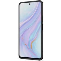 Nillkin Textured dėklas patvarus sustiprintas dėklas su gelio rėmu ir nailono nugarėle Honor 50 SE juodas