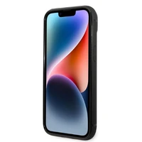 Karl Lagerfeld Signature Logo kortelių dėklas telefonui iPhone 14 Plus - juodas