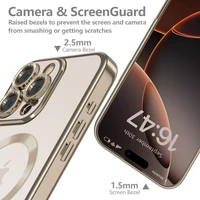 Tech-Protect MagFlex magnetinis dėklas iPhone 16 Pro - auksinė