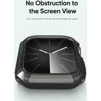 DUX DUCIS dėklas TAMO Apple Watch 10 serijai 46 mm skaidrus su juodu