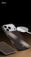 Benks Magnetic Armor Air Armor Grid Kevlar dėklas metaliniu rėmeliu 600D (A068) iPhone 17 Air auksinis