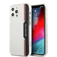 AMG elektroplokštės vertikalus dėklas iPhone 12 / iPhone 12 Pro - permatomas