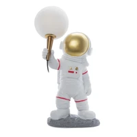 Mėnulio stalo lempa ASTRONAUTAS stovintis Art Deco (modelis 1) AMTL