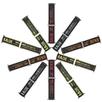 Dux Ducis dirželis (lauko versija) Apple Watch Ultra dirželis, SE, 9, 8, 7, 6, 5, 4, 3, 2, 1 (49, 45, 44, 42 mm) nailoninė apyrankė juoda/žalia