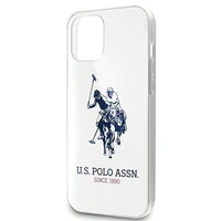 US Polo USHCP12LTPUHRWH iPhone 12 Pro Max 6,7" dėklas telefonui - baltas blizgus su dideliu logotipu