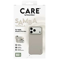 CARE by PanzerGlass Madingas Samba Magnetinis dėklas telefonui iPhone 17 Pro Max - Pilkas