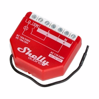 Shelly Qubino Wawe 1PM Išmanusis jungiklis Raudona