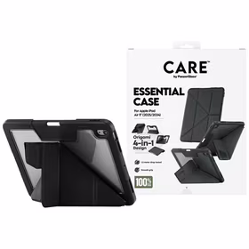 Care by PanzerGlass Y sulankstomas dėklas iPad Air 11" 2025 (7 kartos) / iPad Air 11" 2024 (6 kartos) - juodas
