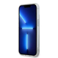 DKNY IML languotas mono raštas ir spausdintos juostelės Magnetinis dėklas iPhone 15 / 14 / 13 - juoda