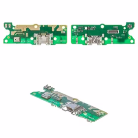 Lanksčioji jungtis Huawei Y5 2018/Honor 7S įkrovimo kontakto su mikrofonu originali (service pack)