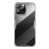 Nillkin Nature Pro dėklas telefonui iPhone 16 Pro - permatomas ir baltas