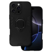 Ring Armor dėklas telefonui iPhone 16 Pro Max juodas