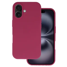Dėklas telefonui Silicone Lite Case iPhone 16 bordo
