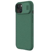 Nillkin CamShield Pro magnetinis dėklas telefonui iPhone 15 Plus su kameros apsauga - žalias