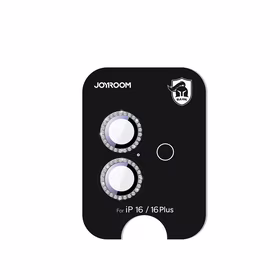 Joyroom JR-MSJ0271 apsauginis stiklas iPhone 16/16 Plus objektyvams - juoda