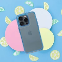 MATRIX skaidrus dėklas telefonui IPHONE 14 Pro mėlynas