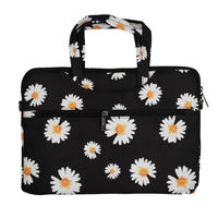 Wonder nešiojamojo kompiuterio krepšys 15–16 colių juodas su ramunėlėmis