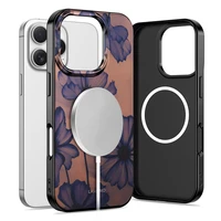 Tech-Protect Lamano MagSafe dėklas iPhone 16 Pro Max rudai violetinis