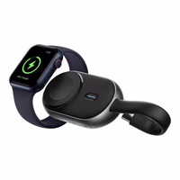 Išorinė baterija Apple Watch Forcell F-Energy Mini Power Watch 1A 2,5W 1200 mAh juoda