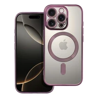 ELECTRO MAG COVER dėklas telefonui suderinamas su Magnetiniu IPHONE 16 Pro violetinis