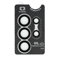 Grūdintas stiklas Tel Protect Titanium objektyvo 99% AR Aramid serija kamerai Samsung Galaxy S25 Ultra (5 vnt.)